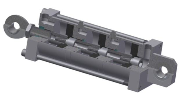 Pneumatik Tandemzylinder_D80_3-fach